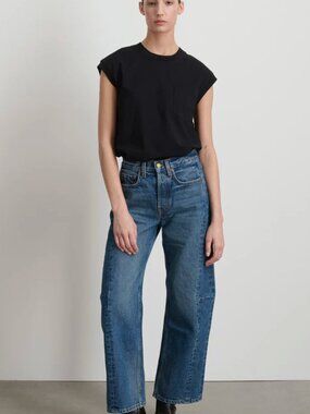 B SIDES Barrel Leg Denim Jeans
